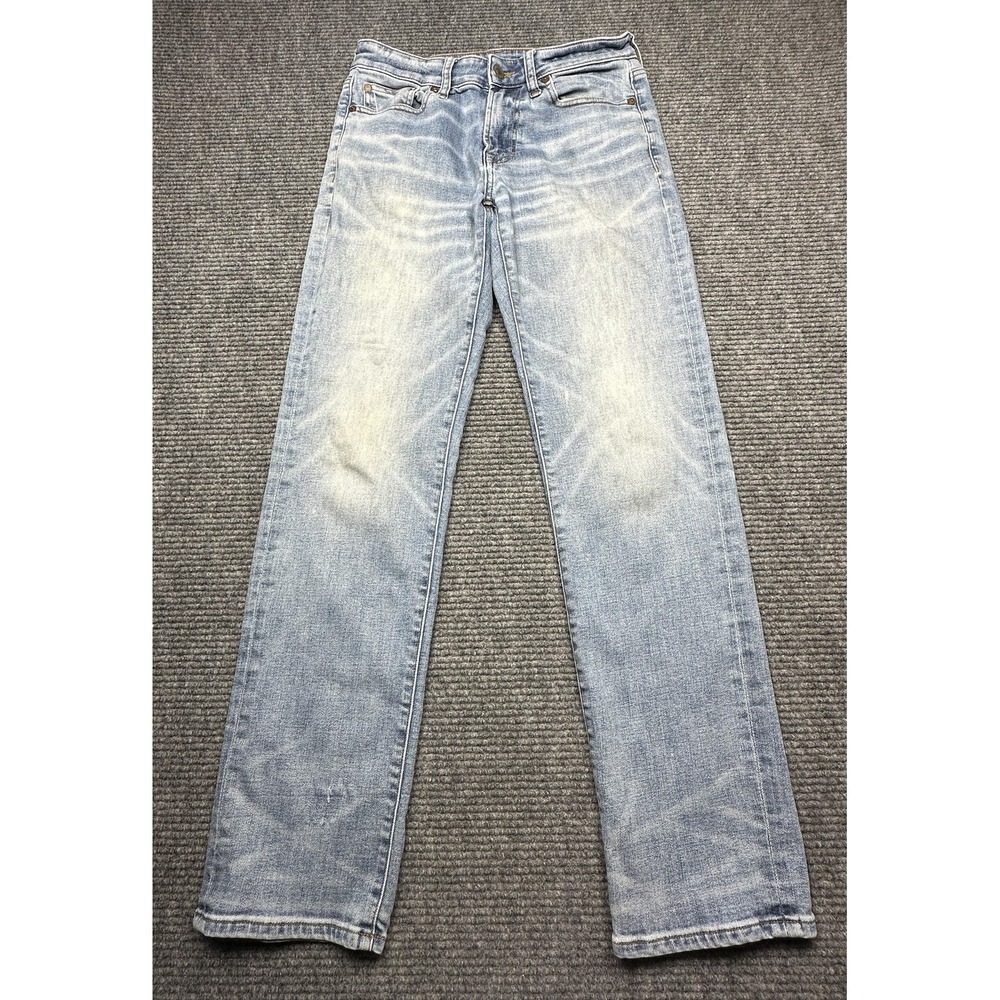 American Eagle Jeans Mens 30x34 Light Wash Next Level Airflex Straight Stretch